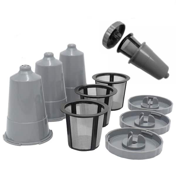 3 Pack Coffee Filter Reusable Replacement Refillable Holder