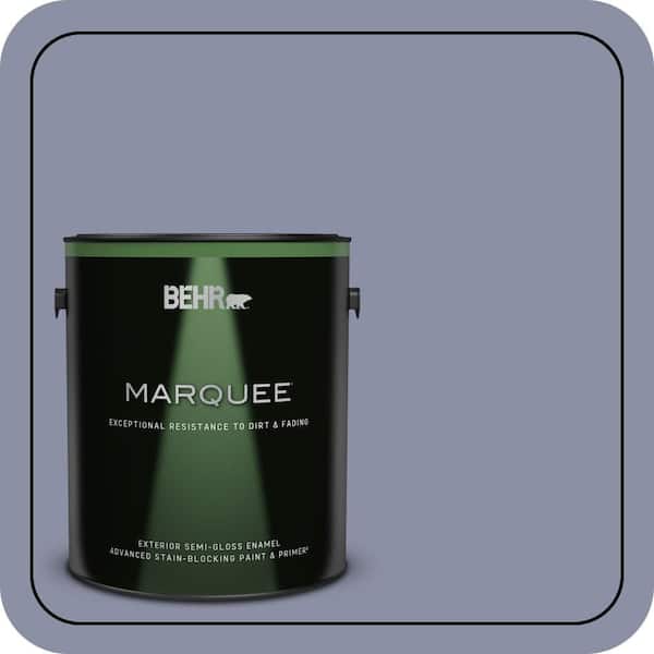 BEHR MARQUEE 1 gal. #620F-4 Violet Shadow Semi-Gloss Enamel Exterior Paint & Primer