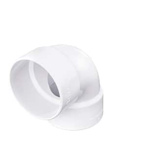 PVC S&D 90° Elbow, 3 in. Hub X Hub
