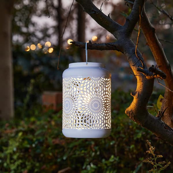 Solar and Battery Powered Outdoor Lantern 