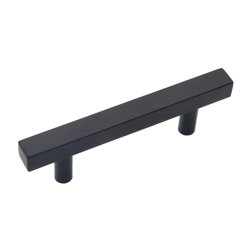 Quad Collection Pull - 3 in. Center to Center Matte Black Bar Cabinet Pull (10-Pack) price history on PriceWatchPro