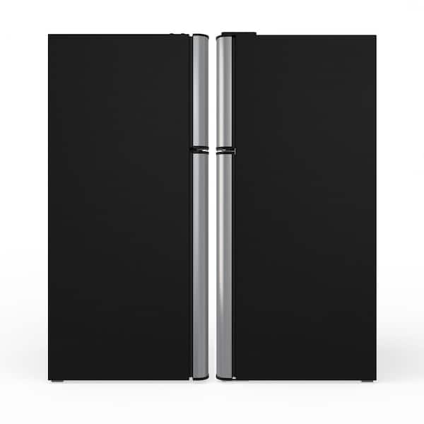 19 in. 4.5 cu .ft. 110V Compact 2-Door Refrigerator in Stainless with Reversible Door