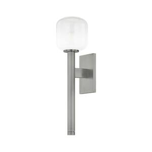 Axton 5.25 in. 5-Light Vintage Pewter Finish Wall Sconce with Sfumato Glass Shade