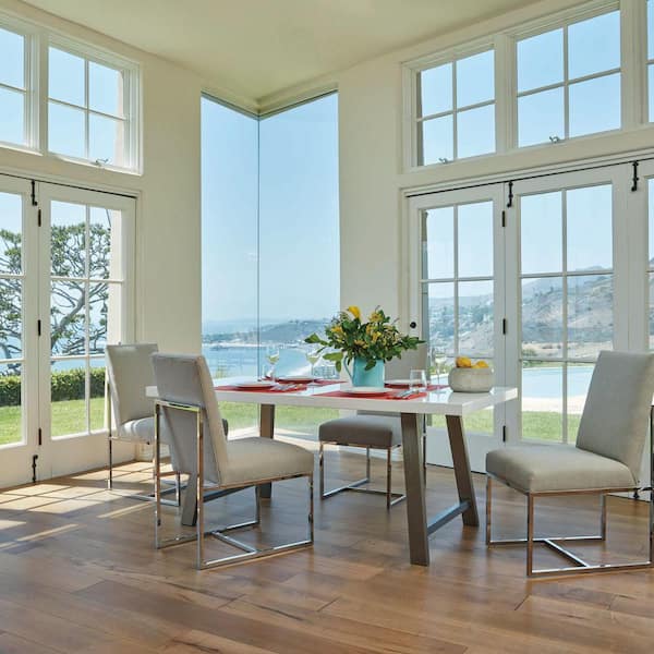 Cardiff Maple 1/2 in. T x 7.5 in. W Tongue & Groove Wire Brushed Engineered Hardwood Flooring (23.3 sq. ft./case)