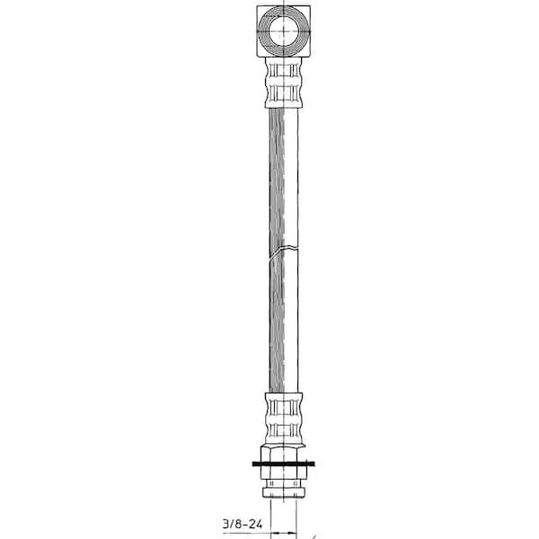 Centric Parts Brake Hydraulic Hose