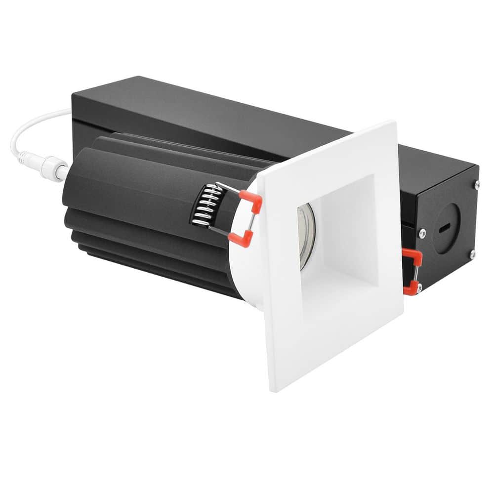2 In. Integrated LED Regressed Light with Square White Trim 5CCT, CRI90 Dimmable 14/20W, 38° Beam, 1200/1700LM, 277V price history on PriceWatchPro