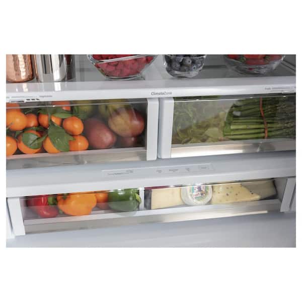 Cafe 27.8 cu. ft. Smart French Door Refrigerator with Keurig K-Cup in  Stainless Steel, ENERGY STAR CFE28UP2MS1 - The Home Depot
