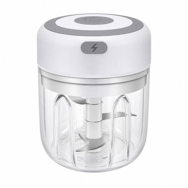 USB Rechargeable BPA-Free 250ML Mini Electric Garlic Chopper with 304 Stainless Steel Blade and Portable Food Processor