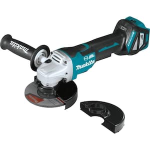 18V Brushless 4-1/2 in. / 5 in. Cordless Paddle Switch Cut-Off/Angle Grinder with Electric Brake (Tool Only)