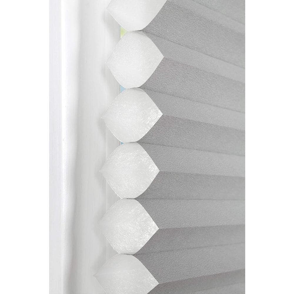 Gray Cordless Top Down Bottom Up Cellular Shade 24"W x 60"H