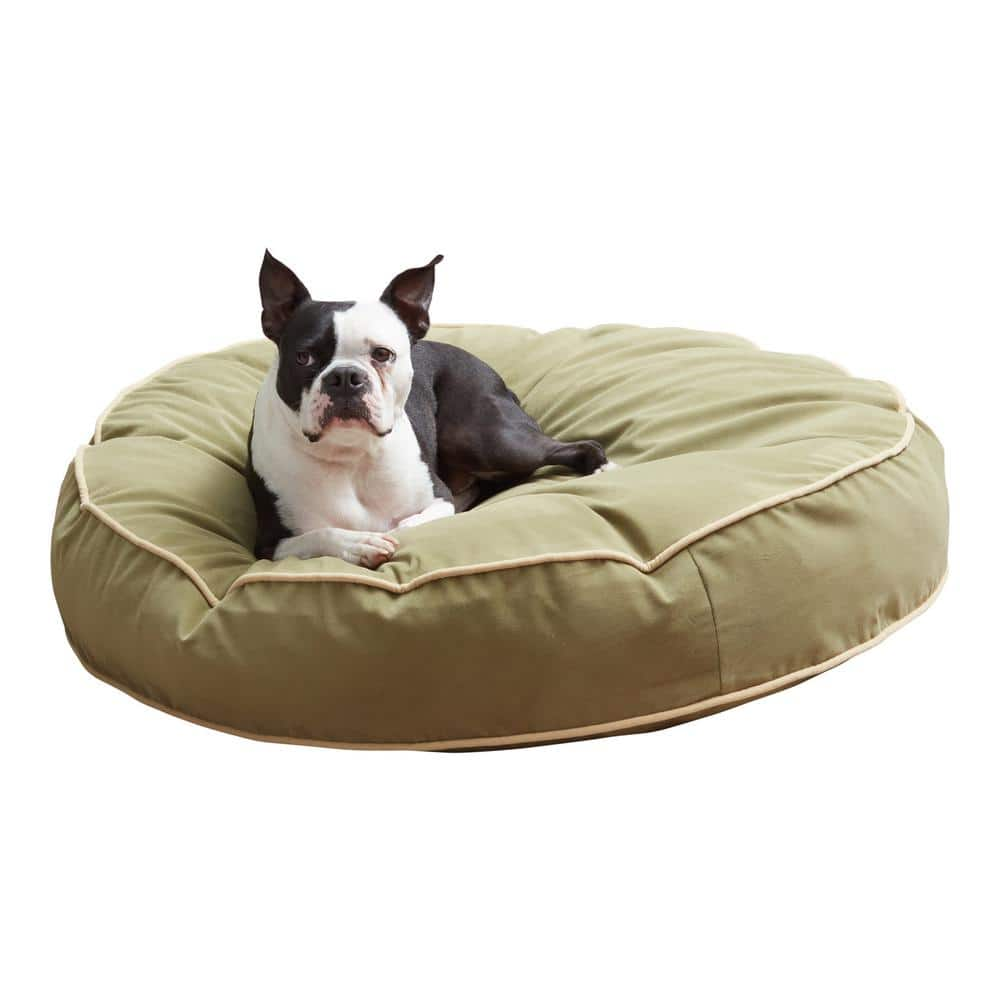 Happy Hounds Scout Medium Moss Round Pillow Dog Bed