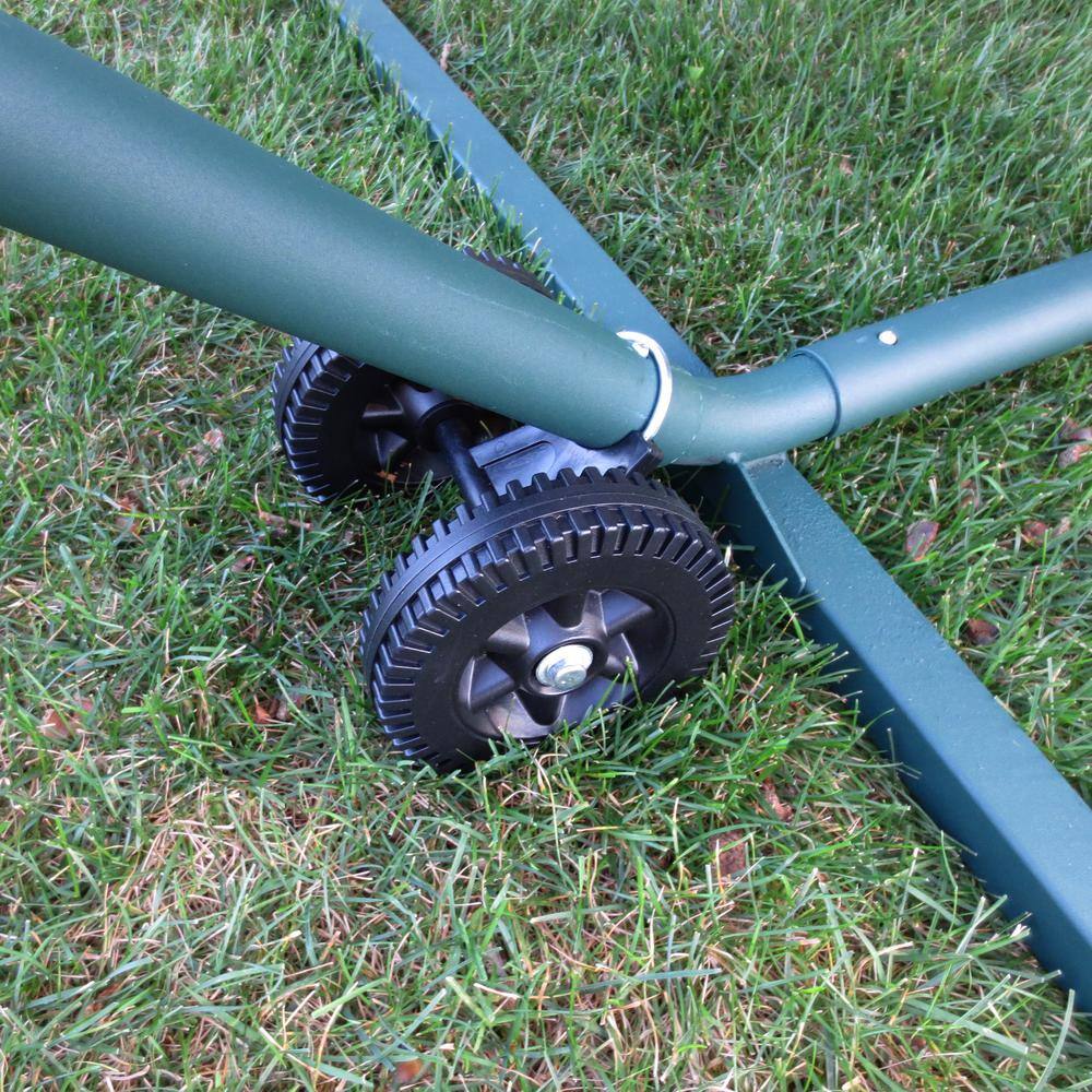 Universal Black Plastic Hammock Wheel Set for Easy Mobility