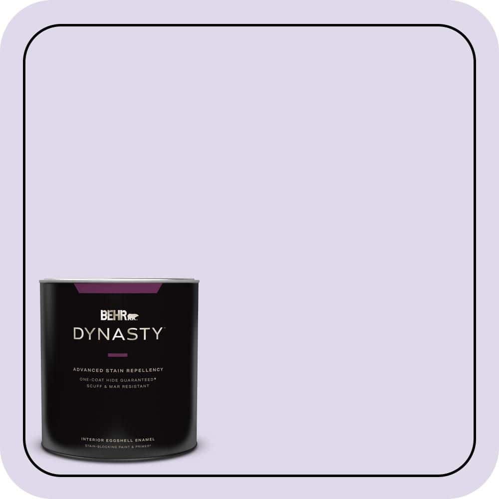 1 qt. #640A-2 Misty Violet Eggshell Enamel Interior Stain-Blocking Paint & Primer price history on PriceWatchPro