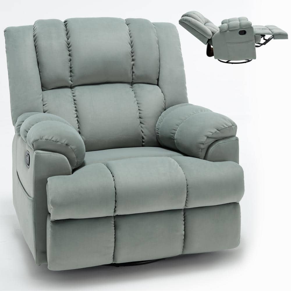 Bucket Recliner Liner グリーン Emerald Home Danyon Tawny Brown Swivel Gliding Recliner
