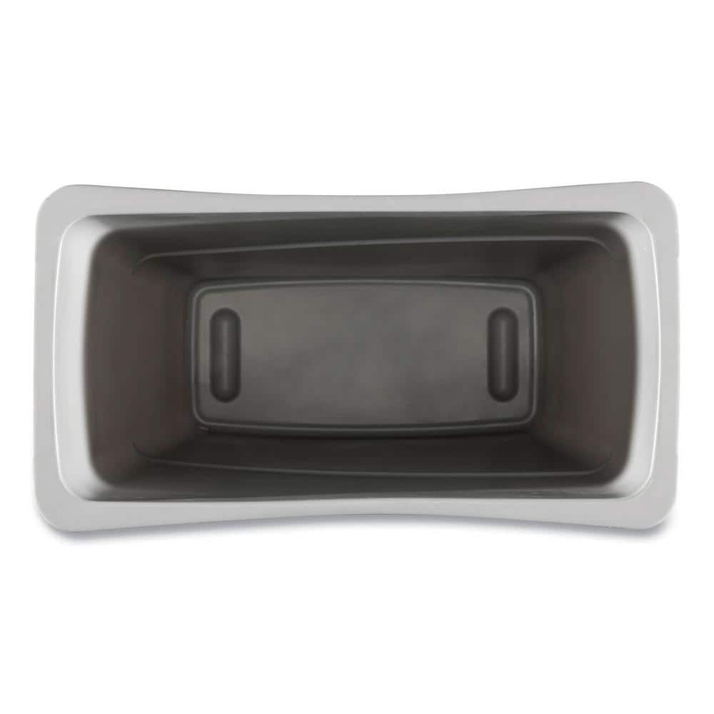 Slim Gray Plastic 23 Gallon Waste Container