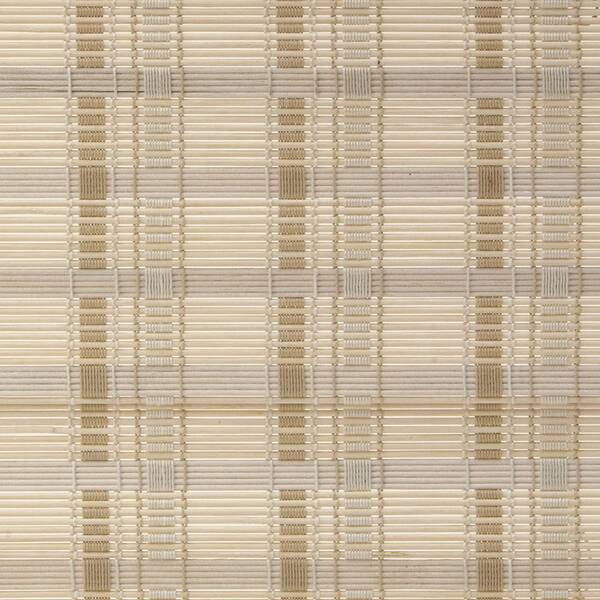 Home Decorators Collection 72 in. W x 72 in. L White Washed Reed Weave Bamboo Roman Shade