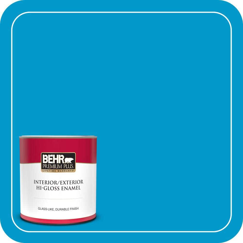 1 qt. #550B-6 Isle of Capri Hi-Gloss Enamel Interior/Exterior Paint & Primer price history on PriceWatchPro