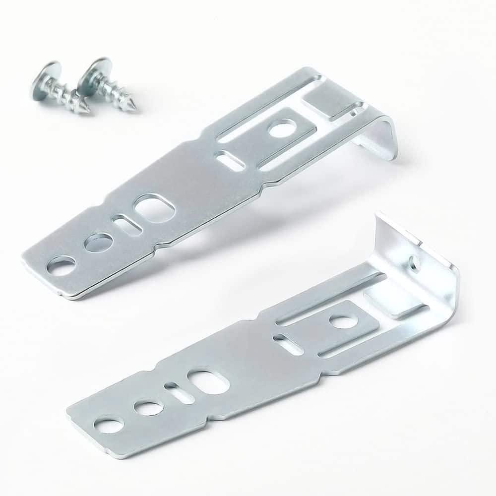 Dishwasher Countertop Mounting Bracket Kit Galvanized Steel Easy Install 2 Pack price history on PriceWatchPro