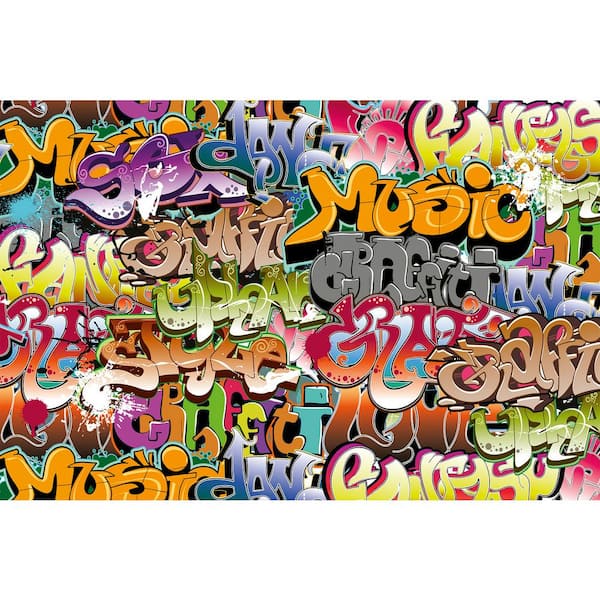Graffiti Art Abstract Wall Mural