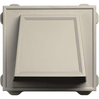 6 in. Hooded Siding Vent #089-Champagne