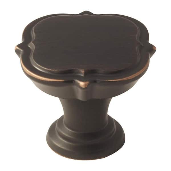 Amerock Grace Revitalize 1-3/8 in. (35 mm) Oil-Rubbed Bronze Geometric Cabinet Knob