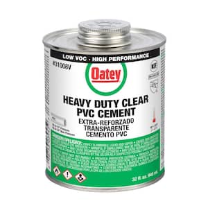 32 oz. Heavy-Duty Clear PVC Cement California Compliant