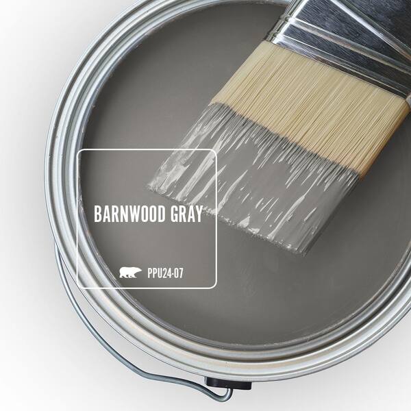 BEHR PREMIUM 1 qt. #PPU24-07 Barnwood Gray Interior Chalk