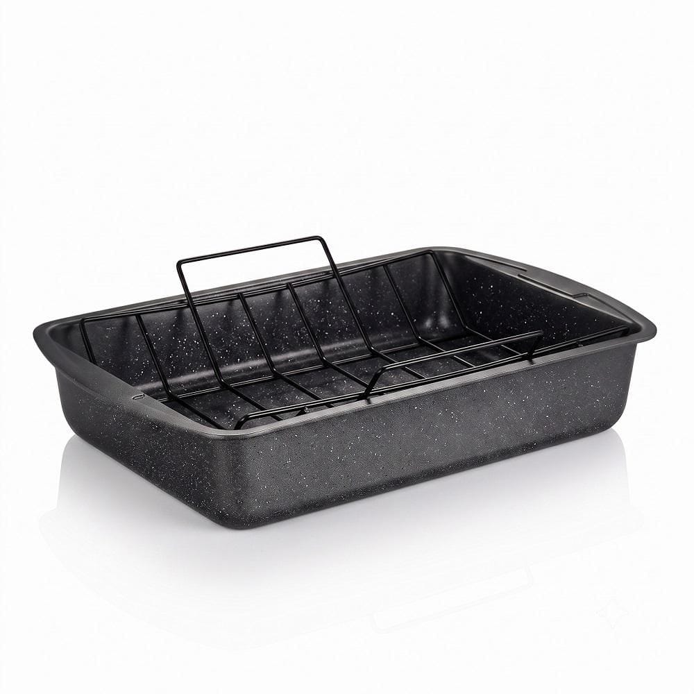 Bakken-Swiss 17 in. x 13 in. Carbon Steel Nonstick Turkey Roasting