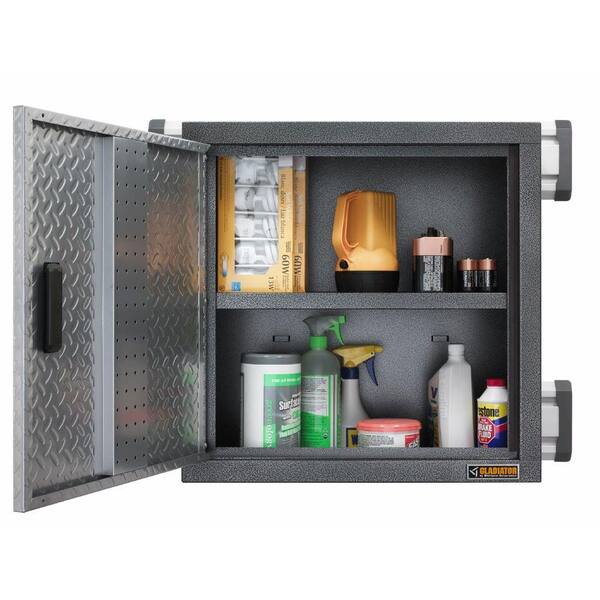 Gladiator Premier Series Steel 1 Shelf Wall Mounted Garage Cabinet In Dove Gray 24 W X H 12 D Gawg241drg The Home Depot - Gladiator 30 Wall Mount Gearbox Garage Cabinet Gladiator Premier Series Steel 1 Shelf Wall Mounted Garage Cabinet In Dove Gray 24 W X H 12 D Gawg241drg The Home Depot - Gladiator 30 Wall Mount Gearbox Garage Cabinet