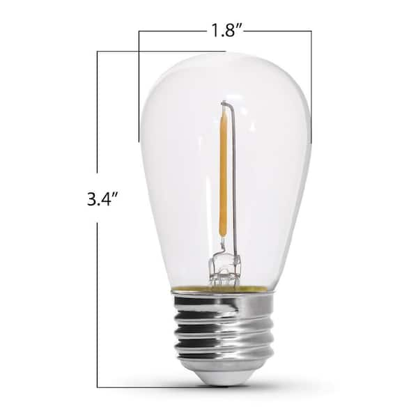 Feit Electric 11 Watt Equivalent S14 String Light LED Light Bulb