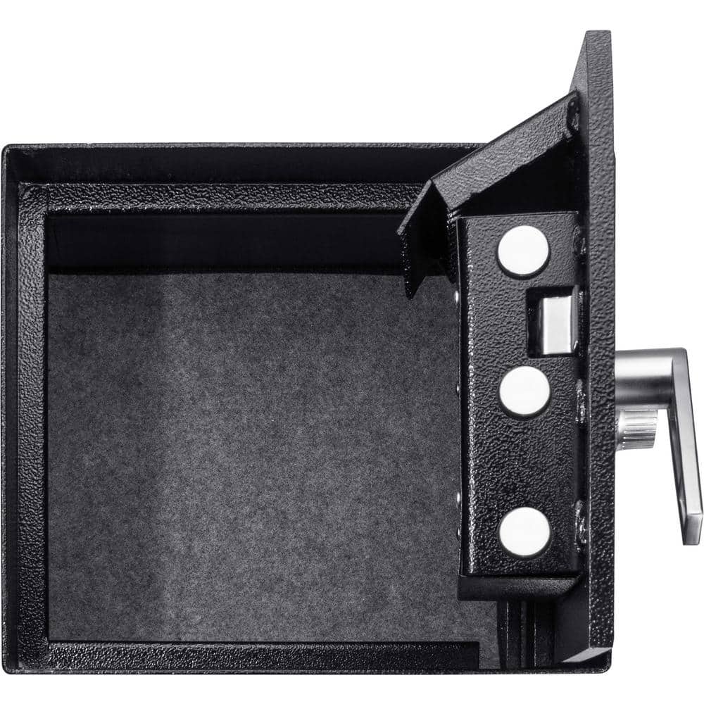 Barska Black Steel Combination Lock Floor Safe with Protective Mat