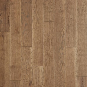 Take Home Sample-Rust Hickory 1/2 in. T x 7.5 in. W x 7 in. L Engineered Hardwood Flooring