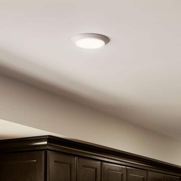 KICHLER Downlight Gen I 7.5 in. 2700K White Integrated LED Flush Mount Ceiling Light