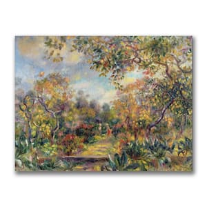 Landscape at Beaulieu by Pierre Renoir Floater Frame Nature Wall Art 32 in. x 26 in.