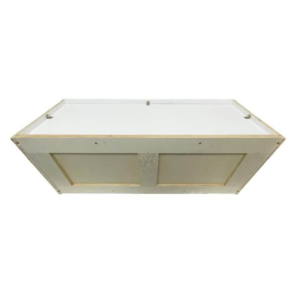 ProCraft Cabinetry Liberty White Plywood Shaker Stock Ready to Assemble Wine-Rack Wall Kitchen Cabinet (36 in. W x 15 in. H x 12 in. D)