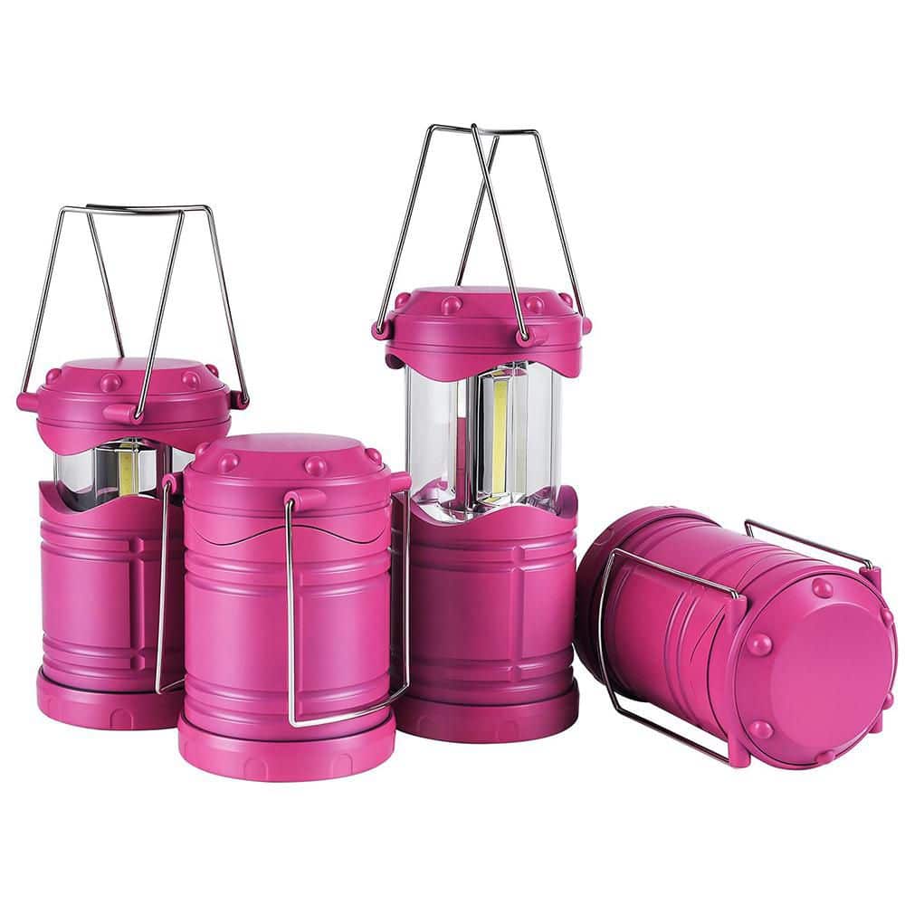 ほぼ未使用‼️ローマピンクLEDライト‼️早い者勝ち❗️ロマピンク Pink Battery Powered Portable Collapsible Hanging Night Light Bulb