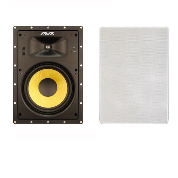 AVX Audio 8 in. Bluetooth In-Wall Speaker Pair AVX-BT8IW