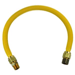 ProCoat 3/4 in. FIP x 3/4 in. MIP x 30 in. Stainless Steel Gas Connector 3/4 in. I.D. (270,500 BTU)
