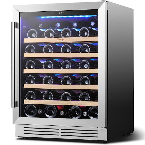 Yeego 12-Bottle Wine Cooler - Compact Thermoelectric Fridge For Countertop, 40-65°F, Super Quiet - Perfect For Apartments & Offices