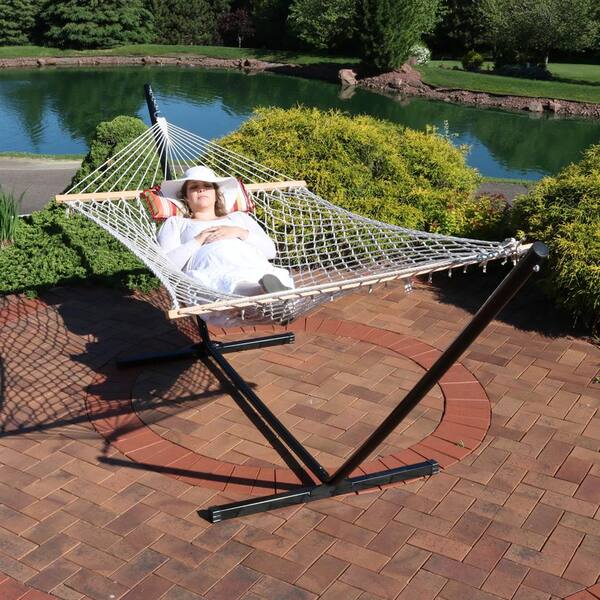 Hammock bed with stand best sale