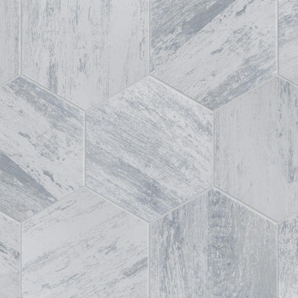 Cassis Hex White 8-5/8 in. x 9-7/8 in. Porcelain Floor and Wall Tile (11.5 sq. ft./Case) price history on PriceWatchPro