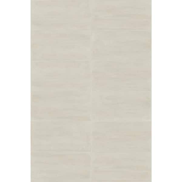 Forte White 12 in. x 24 in. x 10mm Natural Porcelain Floor and Wall Tile (6 pieces / 11.62 sq. ft. / box)