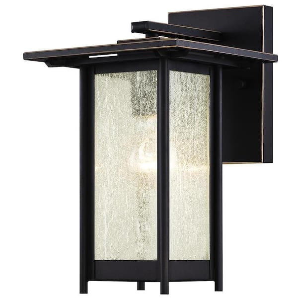 Westinghouse Clarissa Oil-Rubbed Bronze with Highlights Outdoor Wall Lantern Sconce