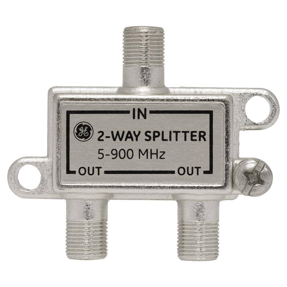 GE 2-Way Signal Splitter 73218 - The Home Depot