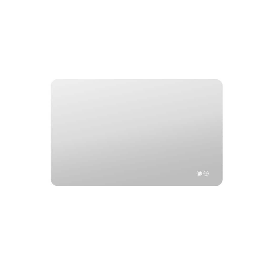 29.9 in. W x 47.9 in. H Rectangular Frameless Adjustable LED Large Area Anti-Fog Wall Mirror Bathroom Mirror price history on PriceWatchPro