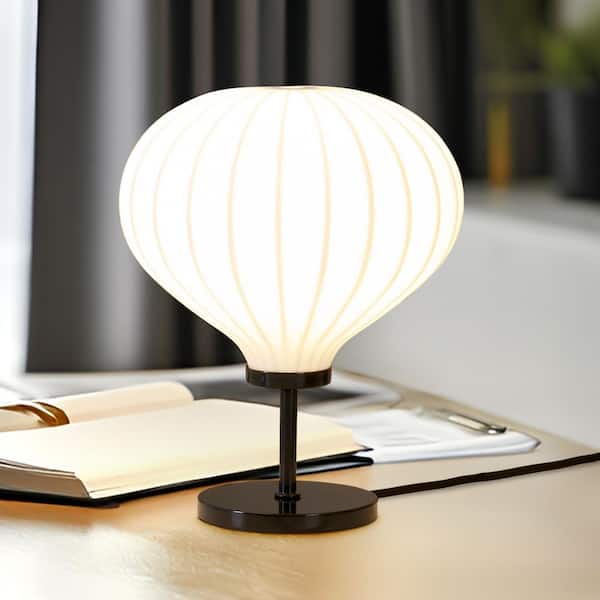 Nimbus LED Classic Matte Black Modern Round Dimmable Bedside Nightstand Desk Lamp