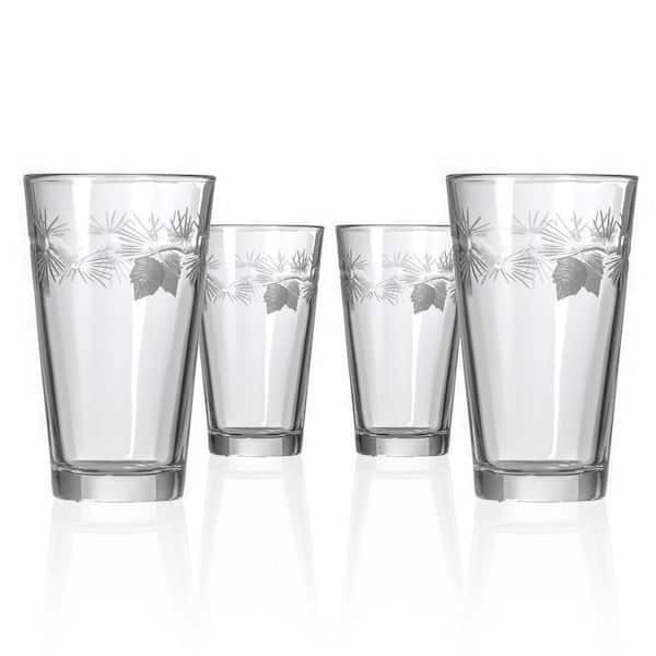 Icy Pine 16 oz. Beer Pint Glasses - Set of 4