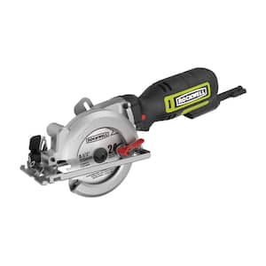 WEN 3620 5-Amp 3-1/2-Inch Plunge Cut Compact Circular Saw with Laser Carrying Case and Three Blades