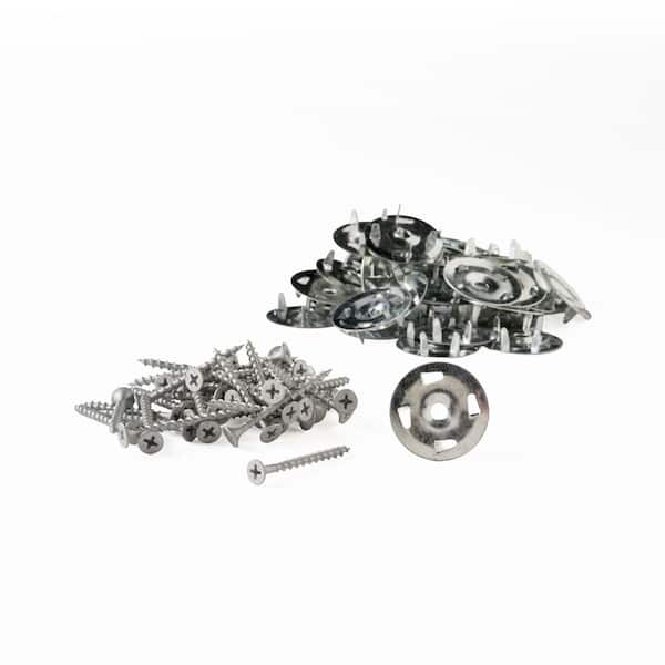 1.25 in. W x 1.63 in. L Prova Fasteners Shower Kit Screws and Washers-40 Sets
