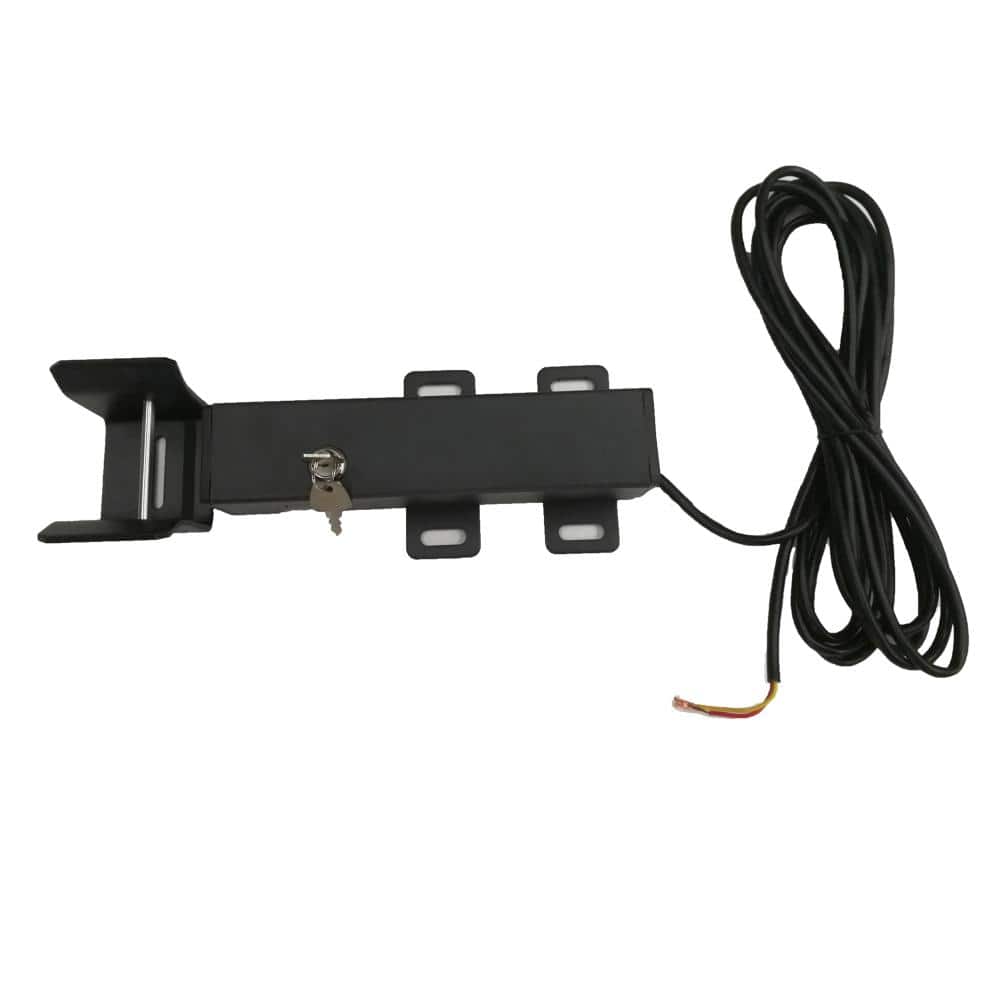 Electric Black Steel Lock for 24V Swing Gate Openers